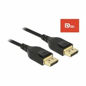 DELOCK Delock kabel DisplayPort 1m 8K 60Hz črn 85658, (21028006)