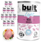 BULT LIGHT mokra hrana za pse v konzervi s teletino 12 x 400 g