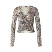 Just Cavalli Majica temno bež/temno rjava/črna
