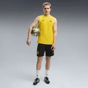 PUMA Borussia Dortmund Slim Training Shorts Men, Clothing, Black/Faster Yellow, XS