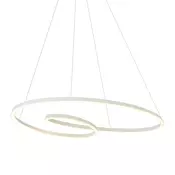 Skandinavska viseča svetilka bež 110 cm vklj. LED s 3-stopenjskim zatemnjevanjem - Circuit