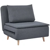 Homestar Naslanjač na razvlačenje podesivi naslon 95x90x80 cm siva
