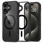 Hibridni ovitek Tech-Protect Magmat MagSafe za iPhone 16 Plus - črn