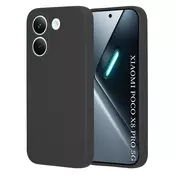 Silikonski ovitek Techsuit SoftFlex za Xiaomi Poco X8 Pro - črn