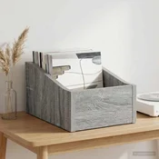 Kutija za LP ploce Siva Sonoma 23 x 33 x 16 cm