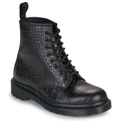 Dr. Martens  1460 Croco 8 Eye Boot Black New Vibrance Croco  Črna