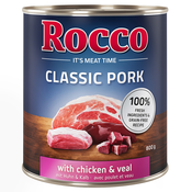 Rocco Classic Pork 6 x 800 g Svinjina s piščancem in teletino