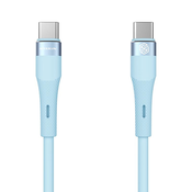 Nillkin Data Cable Flowspeed Silicon USB-C / USB-C PD 60W blue
