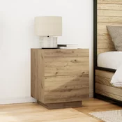 Nocni ormar s ladicama 2 pcs Umjetnicki hrast 45 x 40 x 55 cm