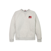 TOMMY HILFIGER Majica kremna/mornarska/pegasto siva/rdeča