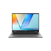 Asus Vivobook 14 Flip TP3407SA-SG178W W11H/14WUXGAOLEDTouch/U7 256V/16GB/512GB/back/olov/ran Laptop ( 90NB14Y1-M00MB0 )