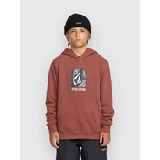 Volcom Essential Djecja majica s kapuljacom henna