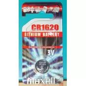 MAXELL baterija GUMB CR1620