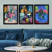 Wallity Set uramljenih slika 3SC_UN025540, 3 Dela