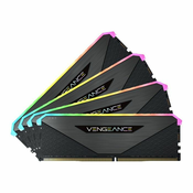 CORSAIR Vengeance RGB RT - DDR4 - kit - 128 GB: 4 x 32 GB - DIMM 288-pin - 3600 MHz / PC4-28800 - unbuffered
