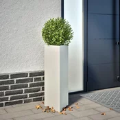 Vrtna sadilica bijela trokutasta 30 x 26 x 75 cm celicna