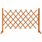 vidaXL Vrtna rešetkasta ograda narancasta 120 x 90 cm masivna jelovina