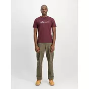 ALPHA INDUSTRIES MAJICA LABELT DCHERRY