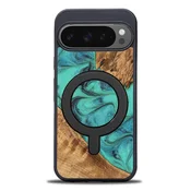 shumee Ovitek Bewood Unique za Google Pixel 10 Pro XL - turkizen z MagSafe