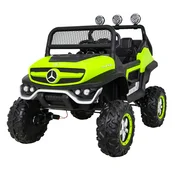 Licenciran avto na akumulator Mercedes BENZ UNIMOG S - zeleni