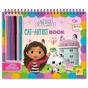 Gabi hiša za punčke Cat-Artist pobarvanka - Lisciani