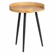 Bambusova okrogla stranska mizica o 40 cm Loft – Wenko