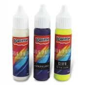Kontura za svilo fosforescentna - 20 ml