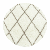 Kremno bela okrogla preproga o 120 cm Alvor – Ayyildiz Carpets