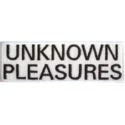 Joy Division Unknown Pleasures Text Iron-On flaster
