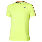 Moška majica Mizuno Tennis Short Sleeve Tee Lime Pulp XL