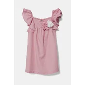 United Colors Of Benetton Poletna obleka 43WBGV026 Roza Regular Fit