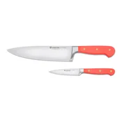 Wüsthof komplet 2 nožev Classic Color, Santoku in nož za zelenjavo, Coral Peach