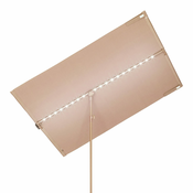 Blumfeldt Bayonne, senčnik, 130x180 cm, poliester, UV zaščita 50, solarna LED (GDW8-FlexShadeLED-LT)