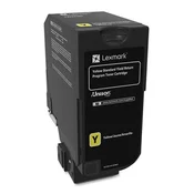 Toner Lexmark 74C2SY0, CS720, CS725, CX725, rumena (yellow), originalni
