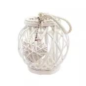 DECORIS LANTERNA UKRAS OD PRUCA BELI 83633900