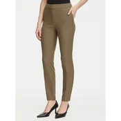 HUGO Hlače iz tkanine Hagonia-1 50539991 Svetlo rjava Slim Fit