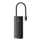 Lite serija multifunkcionalni hub USB-C 2 x USB 3.0 USB-C HDMI 1.4 SD-TF crni