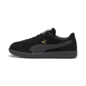 PUMA Liga Suede Sneakers, Shoes, Black/Dark Coal/Gold, 42
