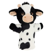 Keel Toys SE3077-2 Keeleco Krava - eko plišasta ročna lutka 27 cm