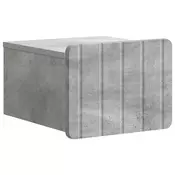 vidaXL vidaXL Stenski nočni omarici Betonsko siva 33 x 34,5 x 24 cm, (5000209942)