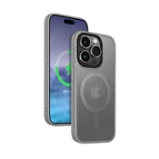 shumee Ovitek Crong Hybrid Frost MAG - iPhone 15 Pro MagSafe Case (siv)
