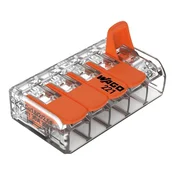KSA ELEKTROPROFI WAGO spojna stezaljka, fleksibilni vodic: 0.5-6 mm2, kruti vodic: 0.5-6 mm2, broj polova: 5, narancasta 221-615