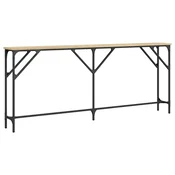 Vidaxl Konzolna mizica sonoma hrast 180x23x75 cm inženirski les