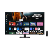 Monitor Samsung Smart M7 M70D UHD, 43, VA, 16:9, 3840X2160, 2x HDMI, USB-C, BT,Wi-Fi