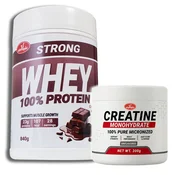 Olympic Strong 100% Whey Protein Cokolada 840g + Olympic Creatine Monohydrate 300g