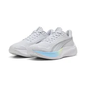 PUMA Pounce Lite Running Shoes, Men, Silver Mist/Vibrant Blue/Apple Spritz, 38