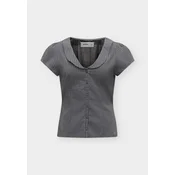 HOLLISTER Bluza siva/bela