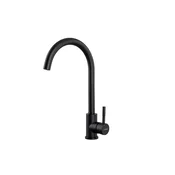 LUISINA kuhinjska armatura RC046079, inox massiv - PVD mat črna