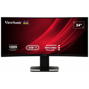 ViewSonic VG3419C/34/VA/ 21:9/ 3440x1440/ 3,5ms/ 300cd/m2/ DP/ HDMI/ USB/ RJ45/ Repro
