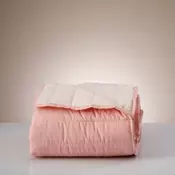 Prekrivac Stefan 115-21 - Mikrofiber - Kajsija-bež - 200 cm x 200 cm